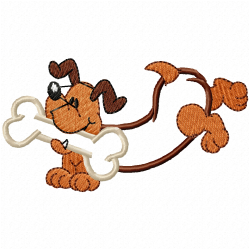 Dogs Embroidery Design 12